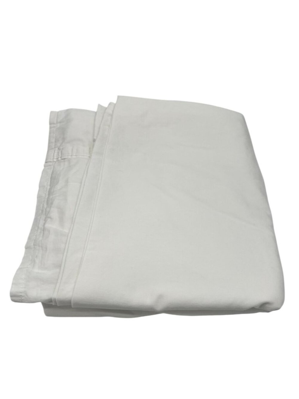 Lauren Ralph Lauren 100% Cotton White Flat Sheet Classic Designer Bedding